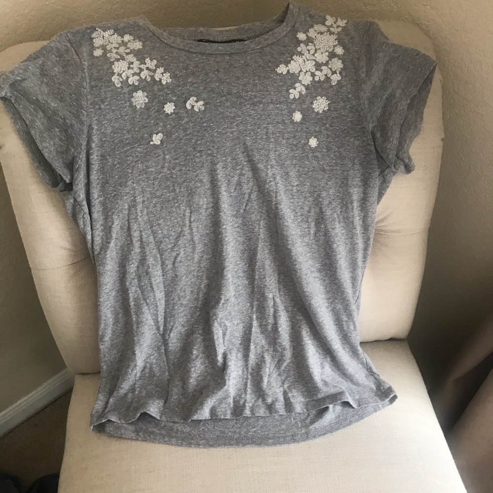 A&F GRAY SHIRT